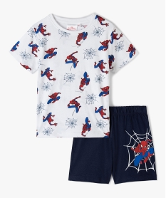 GEMO Pyjashort garçon bicolore à manches courtes - Spiderman Imprimé