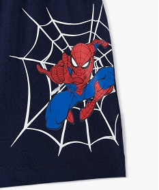 pyjashort garcon bicolore a manches courtes - spiderman imprimeC239601_2