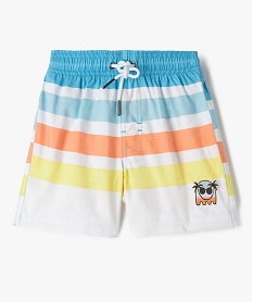 short de bain garcon raye imprimeC240301_1