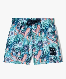 short de bain garcon avec imprime tropical imprimeC240501_1