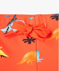 maillot de bain garcon boxer imprime dinosaures imprimeC240701_2