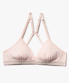 GEMO Soutien-gorge triangle à fines bretelles fille rose standard