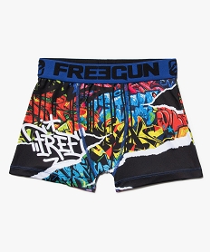 boxer garcon a motif graffitis - freegun multicoloreC248101_1