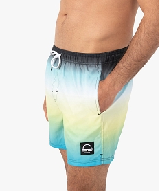 short de surf homme avec ceinture elastiquee multicolore maillots de bainC254601_2