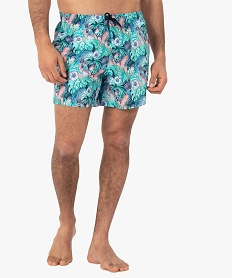 short de surf homme a motifs exotiques imprimeC254801_1