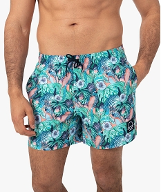 short de surf homme a motifs exotiques imprimeC254801_2