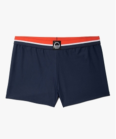 shorty de bain homme avec ceinture tricolore bleuC255001_1