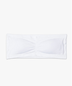 soutien-gorge bandeau avec coussinets amovibles blancC268001_4