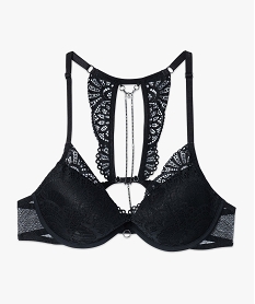 soutien-gorge push-up avec dos fantaisie noir soutien gorge avec armaturesC268501_4