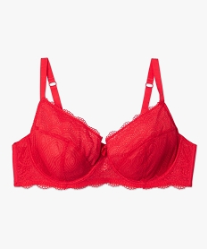 soutien-gorge a armatures en dentelle rougeC278201_4