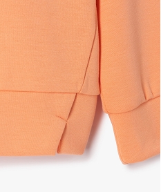 sweat garcon avec motif xxl - lulucastagnette orange sweatsC283801_3