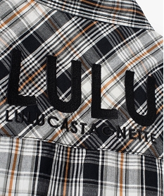 ensemble garcon 2 pieces   chemise a carreaux tee-shirt - lulucastagnette imprime chemisesC290401_4