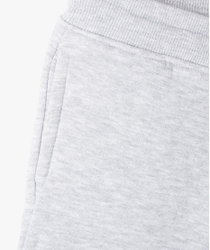 bermuda en maille avec interieur molletonne garcon grisC290601_2