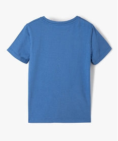 tee-shirt garcon a manches courtes imprime animal xxl bleuC293001_3