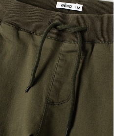 pantalon garcon en toile tres resistante vert pantalonsC303401_2