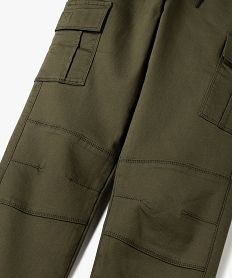 pantalon garcon en toile tres resistante vert pantalonsC303401_3