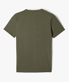 tee-shirt a manches courtes uni garcon vert tee-shirtsC306801_3