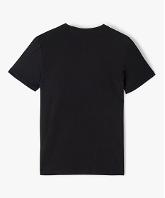 tee-shirt garcon a manches courtes imprime geek noir tee-shirtsC307101_3