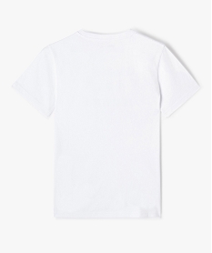 tee-shirt garcon avec message humoristique blanc tee-shirtsC307501_3