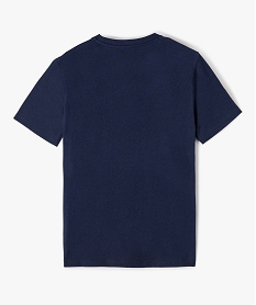 tee-shirt garcon avec message humoristique bleu tee-shirtsC307601_3