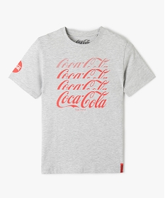 GEMO Tee-shirt garçon à manches courtes imprimé - Coca Cola Gris