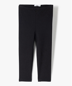 GEMO Legging 78ème uni à taille élastiquée fille noir standard