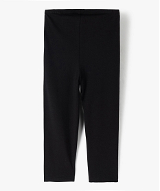 legging 78eme uni a taille elastiquee fille noir standardC313801_3