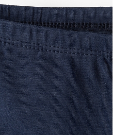 legging 78eme uni a taille elastiquee fille navyC313901_2