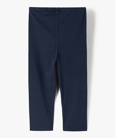 legging 78eme uni a taille elastiquee fille navyC313901_3