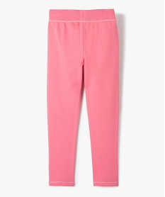 leggings de sport avec surpiqures pailletees fille rose pantalonsC314301_3
