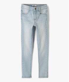 jean ultra skinny a taille reglable fille blanc chine jeansC319201_4