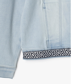 veste en jean fille coloris delave – lulucastagnette bleu blousons et vestesC322501_3