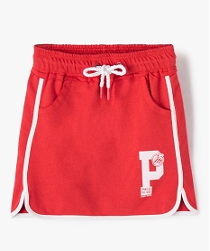 jupe fille sportswear a taille elastiquee - camps united rouge robes et jupesC326701_1