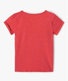 tee-shirt fille a manches courtes imprime - camps united rouge tee-shirtsC330901_2