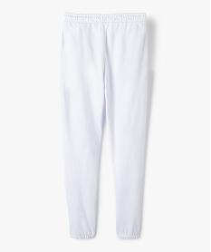 pantalon de jogging fille molletonne imprime - les supers nanas blanc pantalonsC338301_3