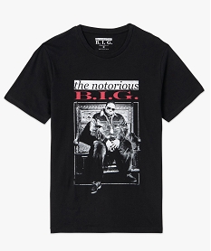 tee-shirt homme a manches courtes - the notorious big noir tee-shirtsC584901_4