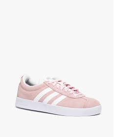 baskets femme bicolores a lacets - adidas vl court roseC598101_2