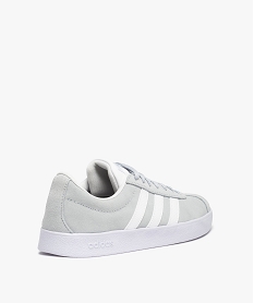 baskets femme bicolores a lacets - adidas vl court grisC598201_4