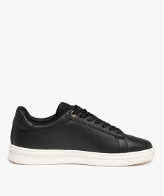 baskets femme unies a lacets pailletes - ellesse noirC598401_1