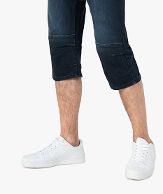 bermudapantacourt homme en jean legerement delave bleu shorts et bermudasC618701_2