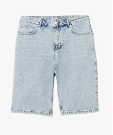 bermuda en jean pour homme effet patine bleu shorts en jeanC618801_4