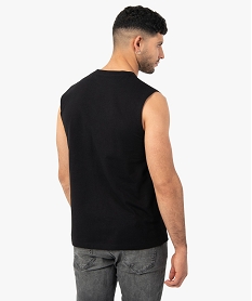 debardeur homme avec motif tete de mort sur lavant noir tee-shirtsC627901_3