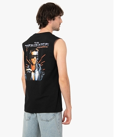 debardeur homme imprime - terminator noir tee-shirtsC647201_3
