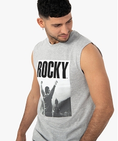 debardeur homme avec photo sur le buste – rocky gris polosC647301_2