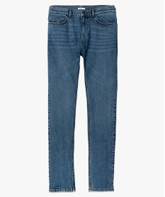jean homme coupe straight aspect delave gris jeansC654601_4
