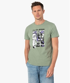 GEMO Tee-shirt homme avec motif BD - Batman Vert