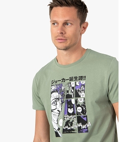 tee-shirt homme avec motif bd - batman vert tee-shirtsC662701_2