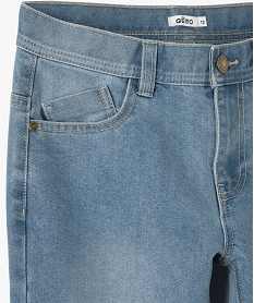 jean garcon coupe regular taille ajustable bleu jeansC666801_2