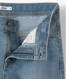 jean garcon coupe regular taille ajustable bleu jeansC666801_3