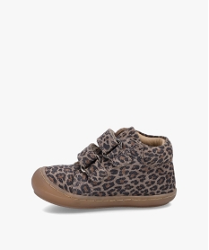 chaussures premiers pas bebe fille dessus cuir leopard – na! brun chaussures de parcC711901_3